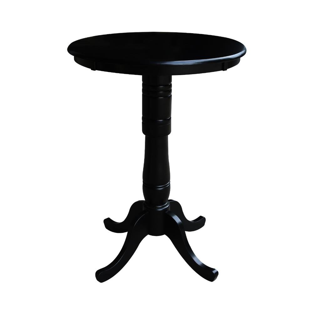 30" Round Top Pedestal Table - 34.9"H. Picture 7
