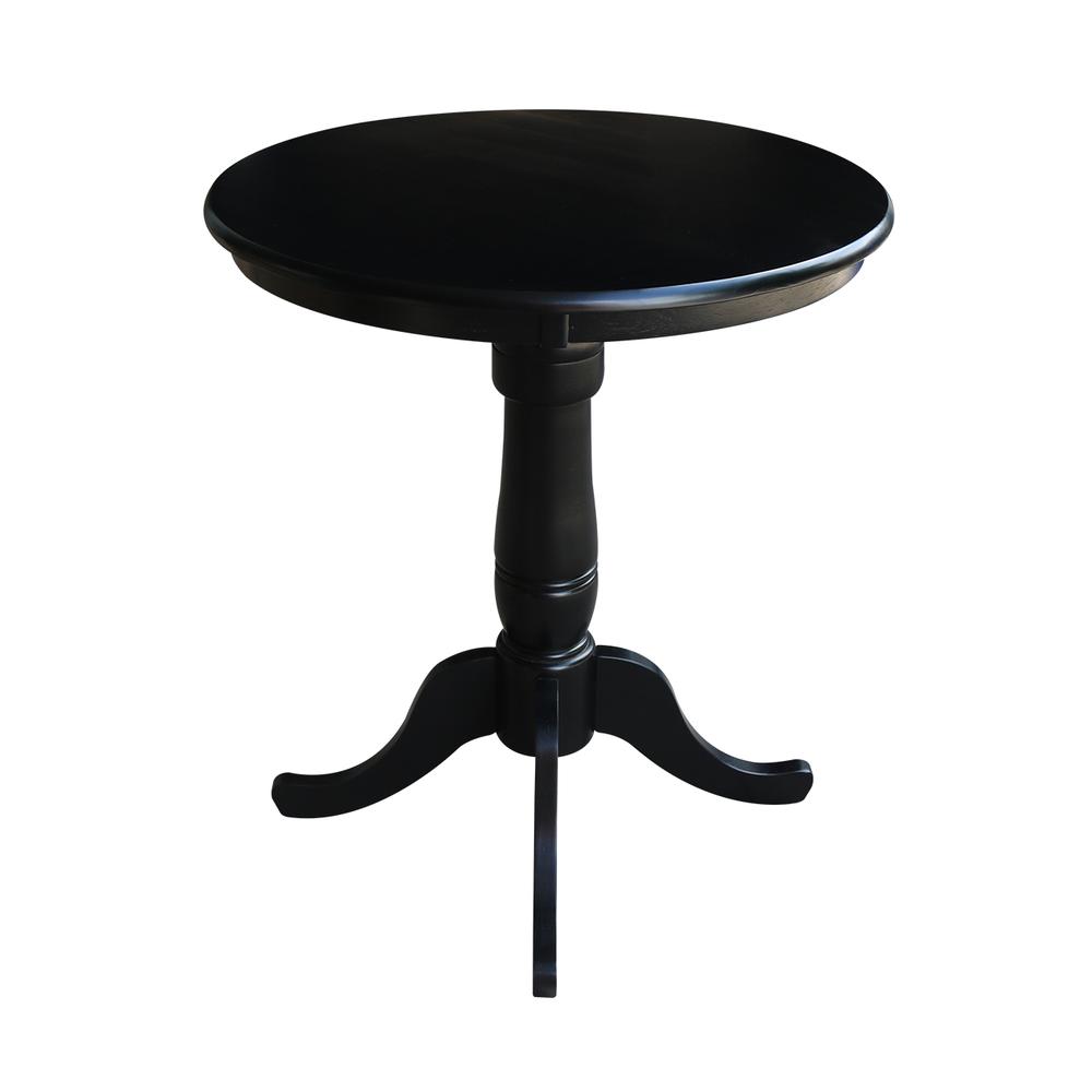 30" Round Top Pedestal Table - 34.9"H. Picture 2