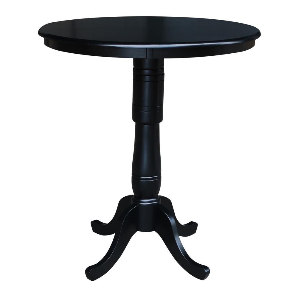 36" Round Top Pedestal Table - 34.9"H. Picture 7