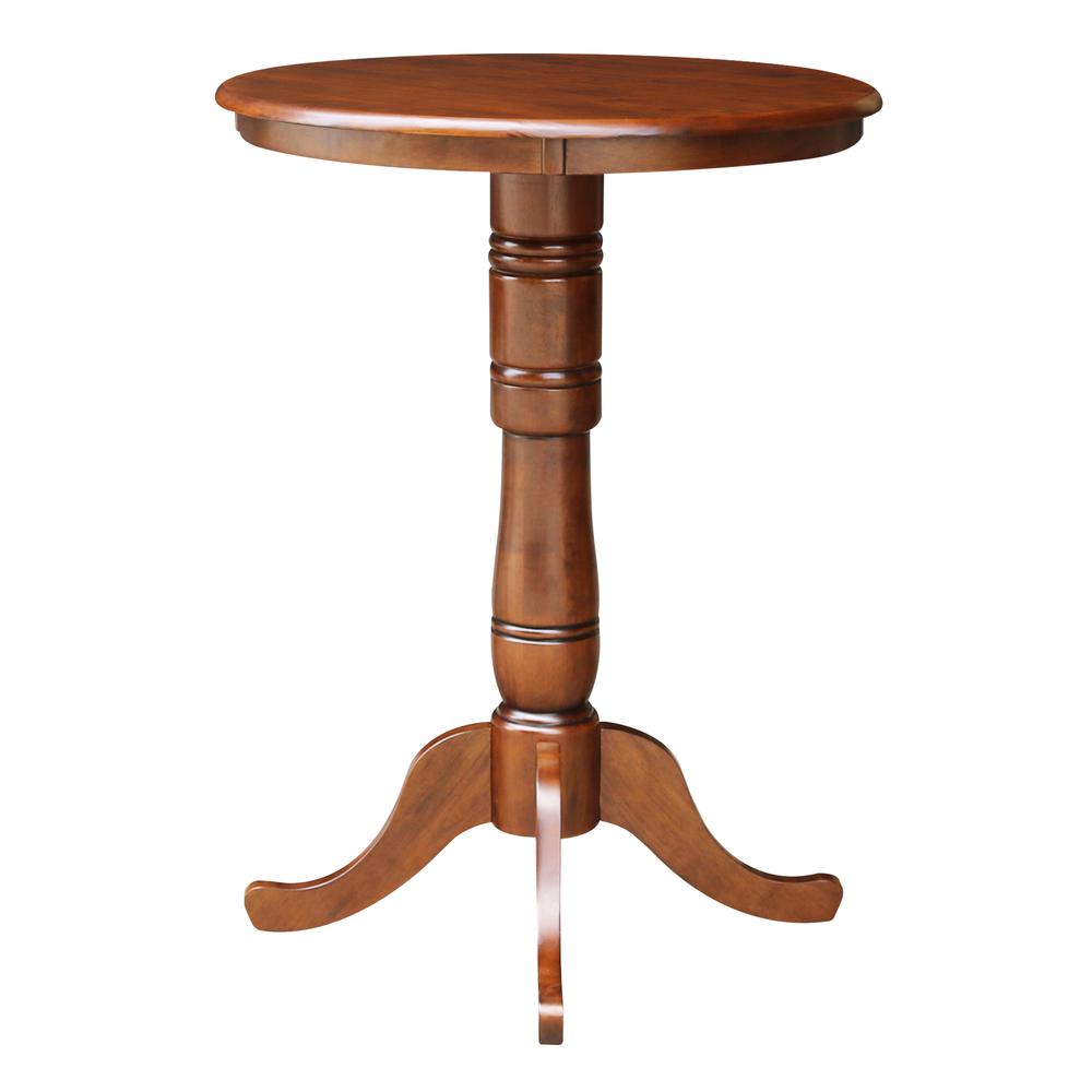 30" Round Top Pedestal Table - 34.9"H. Picture 5