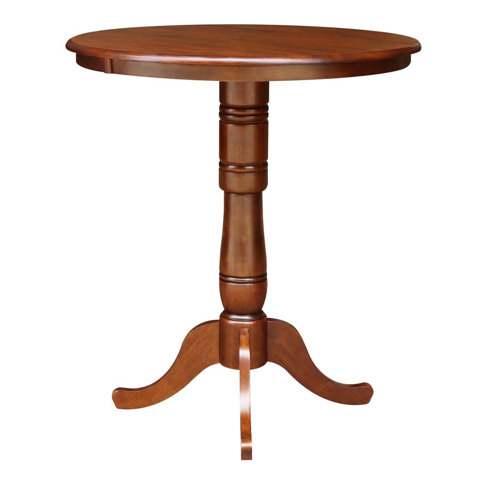 36" Round Top Pedestal Table - 34.9"H. Picture 5