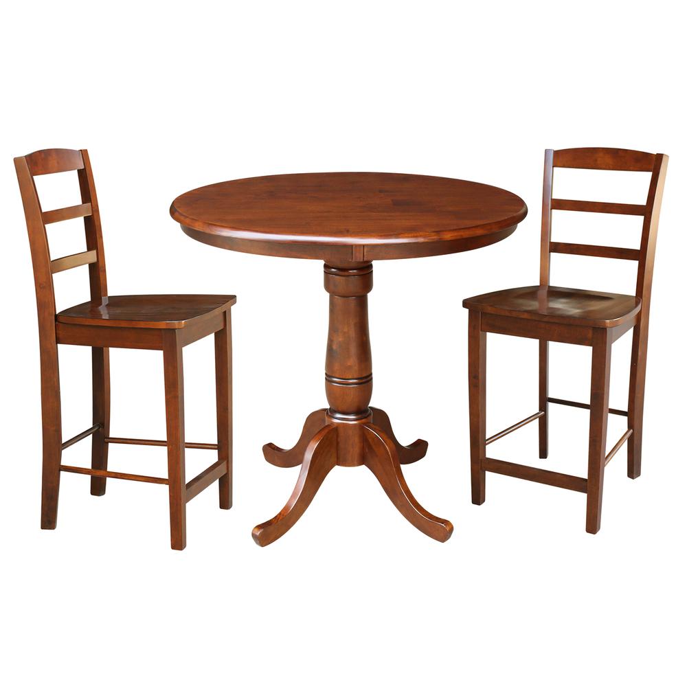 36" Round Top Pedestal Table - 34.9"H. Picture 9