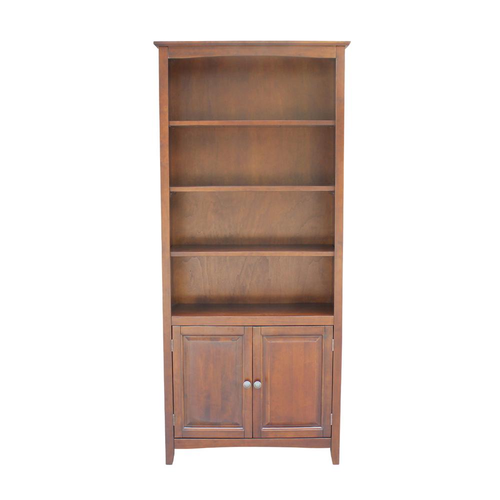 Shaker Bookcase - 72"H , Espresso. Picture 4