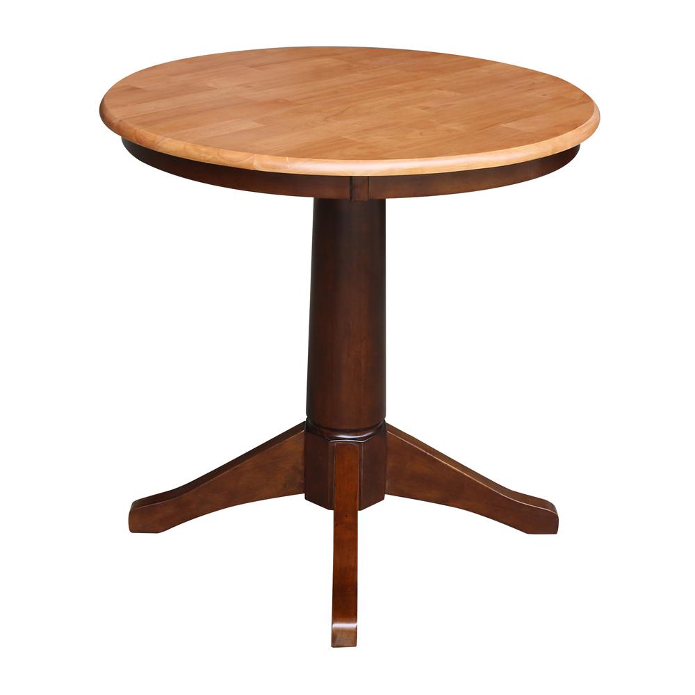 30" Round Top Pedestal Table - 28.9"H. Picture 1