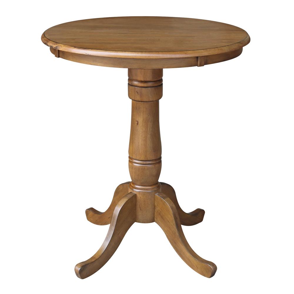30" Round Top Pedestal Table - 34.9"H. Picture 9