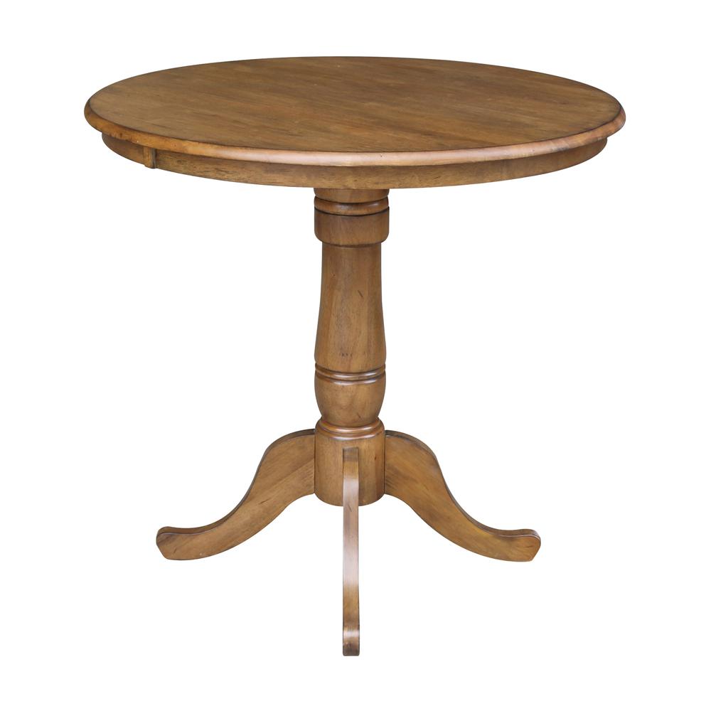 36" Round Top Pedestal Table - 34.9"H. Picture 2