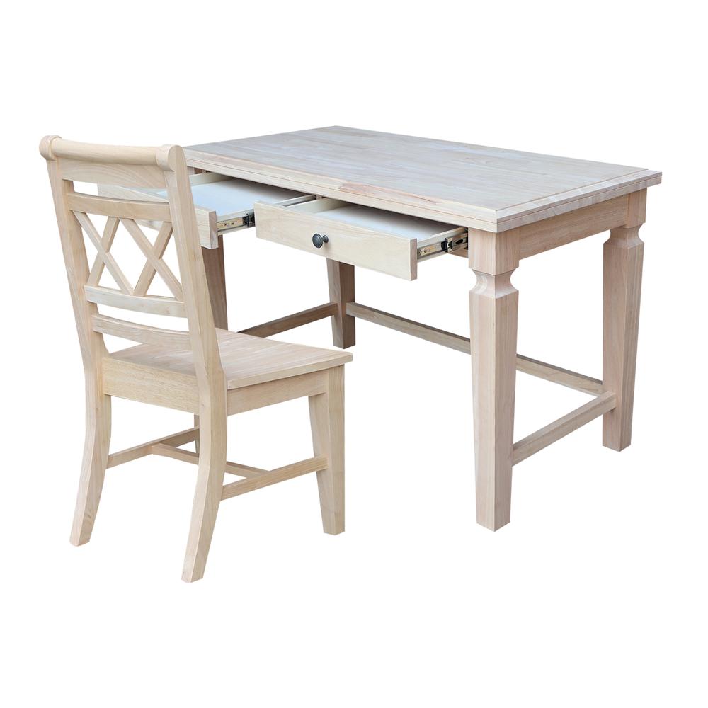 Vista Desk with 2 Drawers and Chair. Picture 2