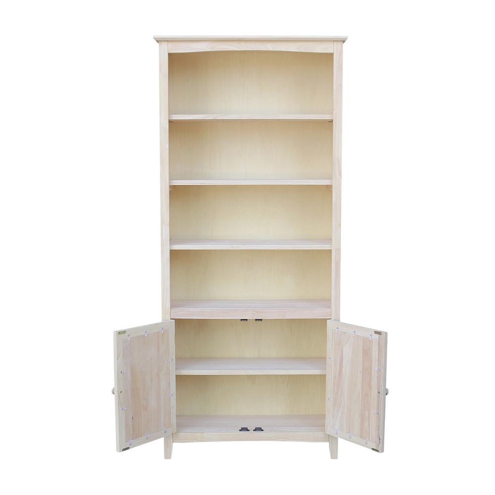 Shaker Bookcase - 72"H , Ready to finish. Picture 3