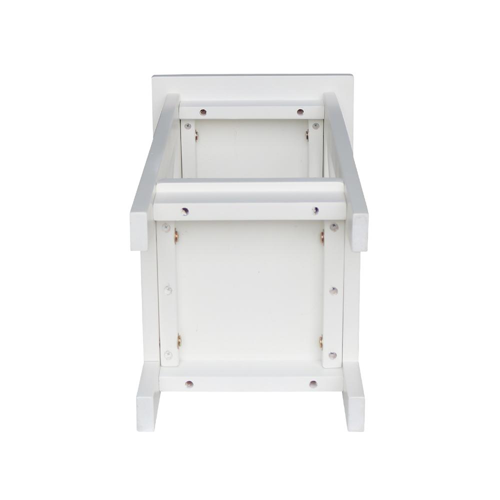24" X-Sided Plant Stand , Snow White. Picture 3
