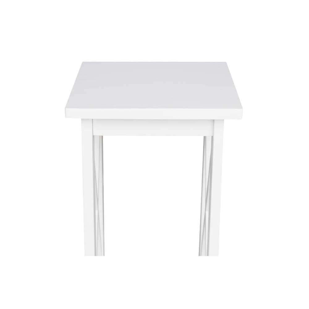 24" X-Sided Plant Stand , Snow White. Picture 4