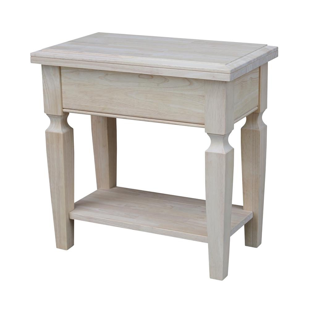 Vista Side Table, Unfinished, Unfinished. Picture 8