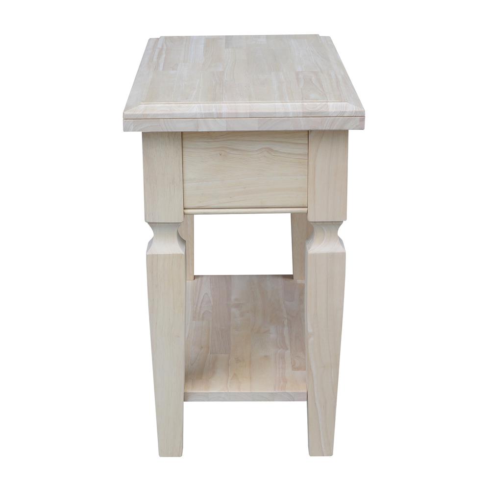 Vista Side Table, Unfinished, Unfinished. Picture 4