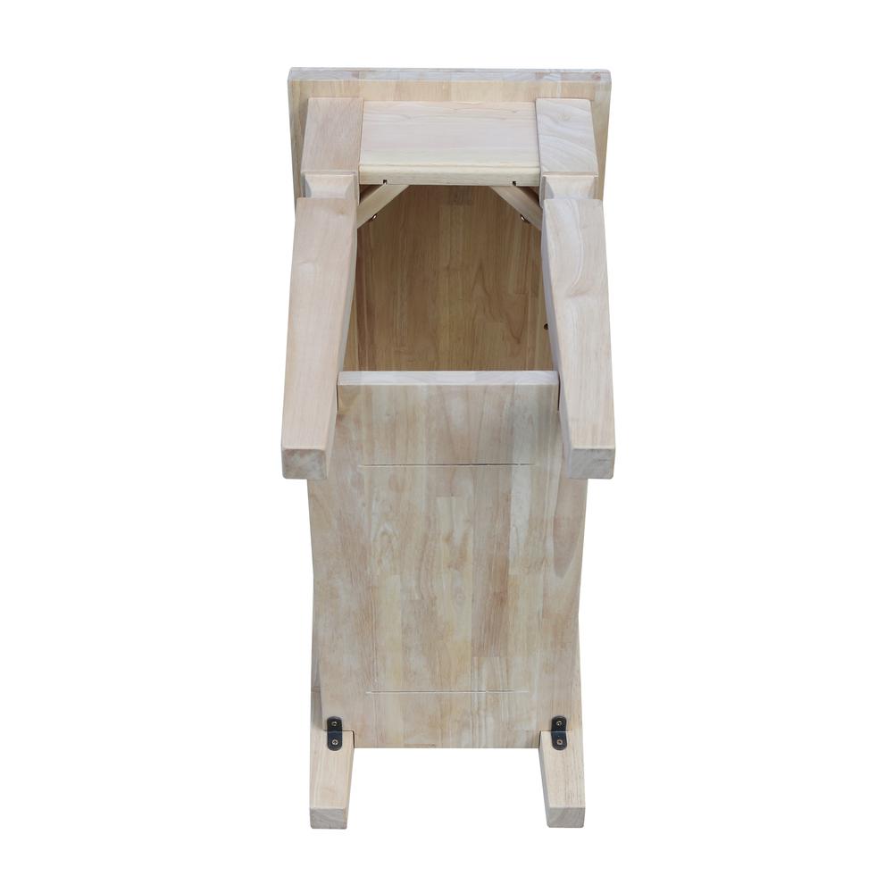 Vista Side Table, Unfinished, Unfinished. Picture 5