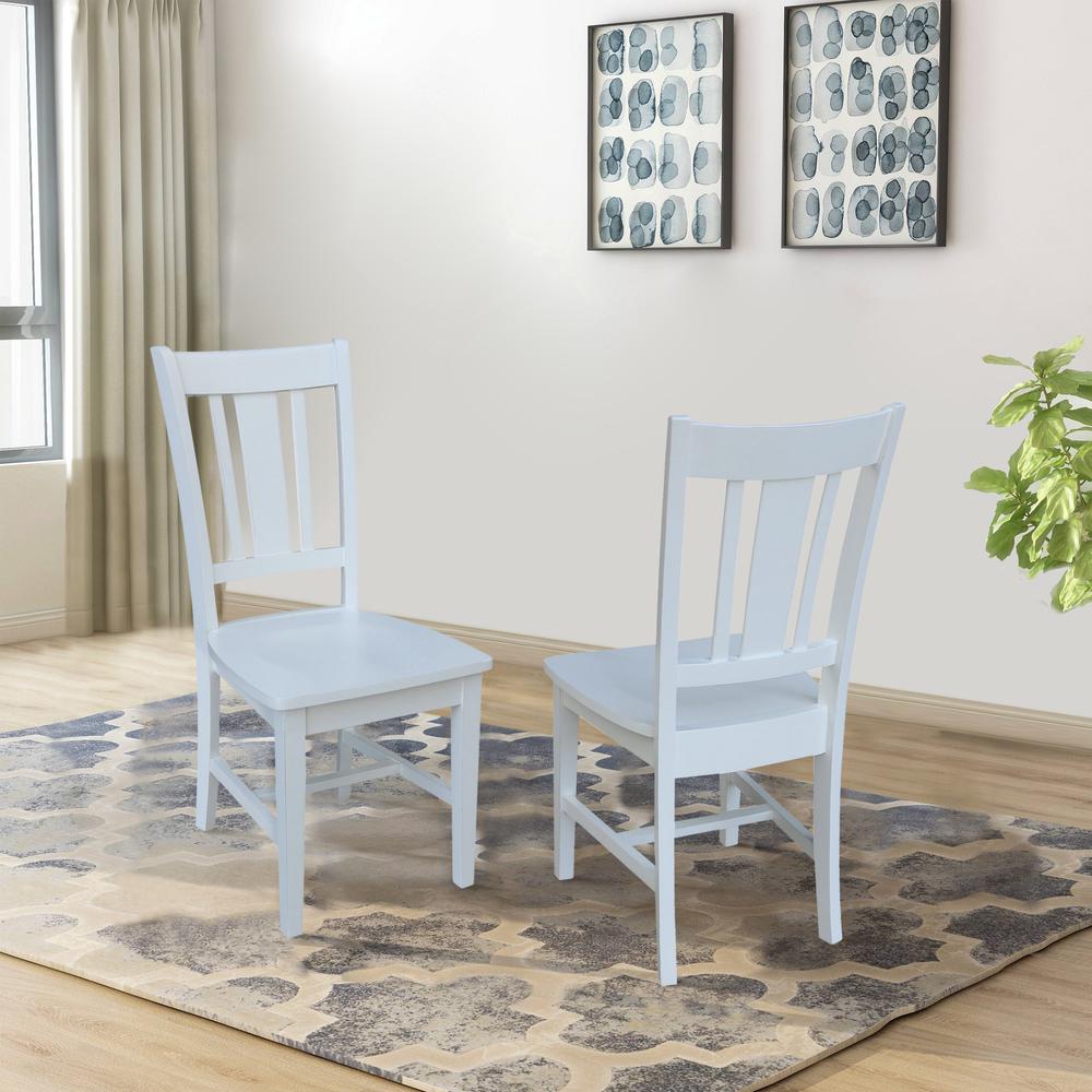 San Remo Splatback Chair - Beach White Hand Rubbed. Picture 1