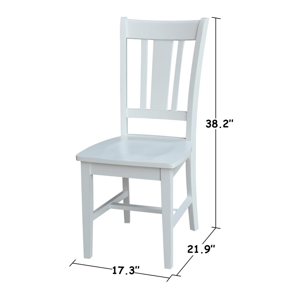 San Remo Splatback Chair - Beach White Hand Rubbed. Picture 3