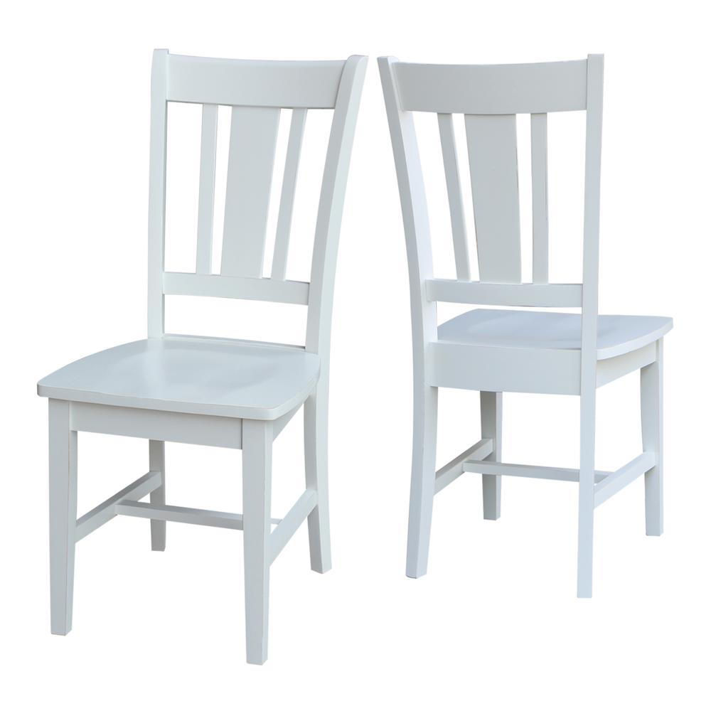 San Remo Splatback Chair - Beach White Hand Rubbed. Picture 8