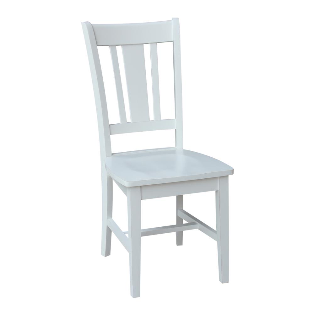 San Remo Splatback Chair - Beach White Hand Rubbed. Picture 4