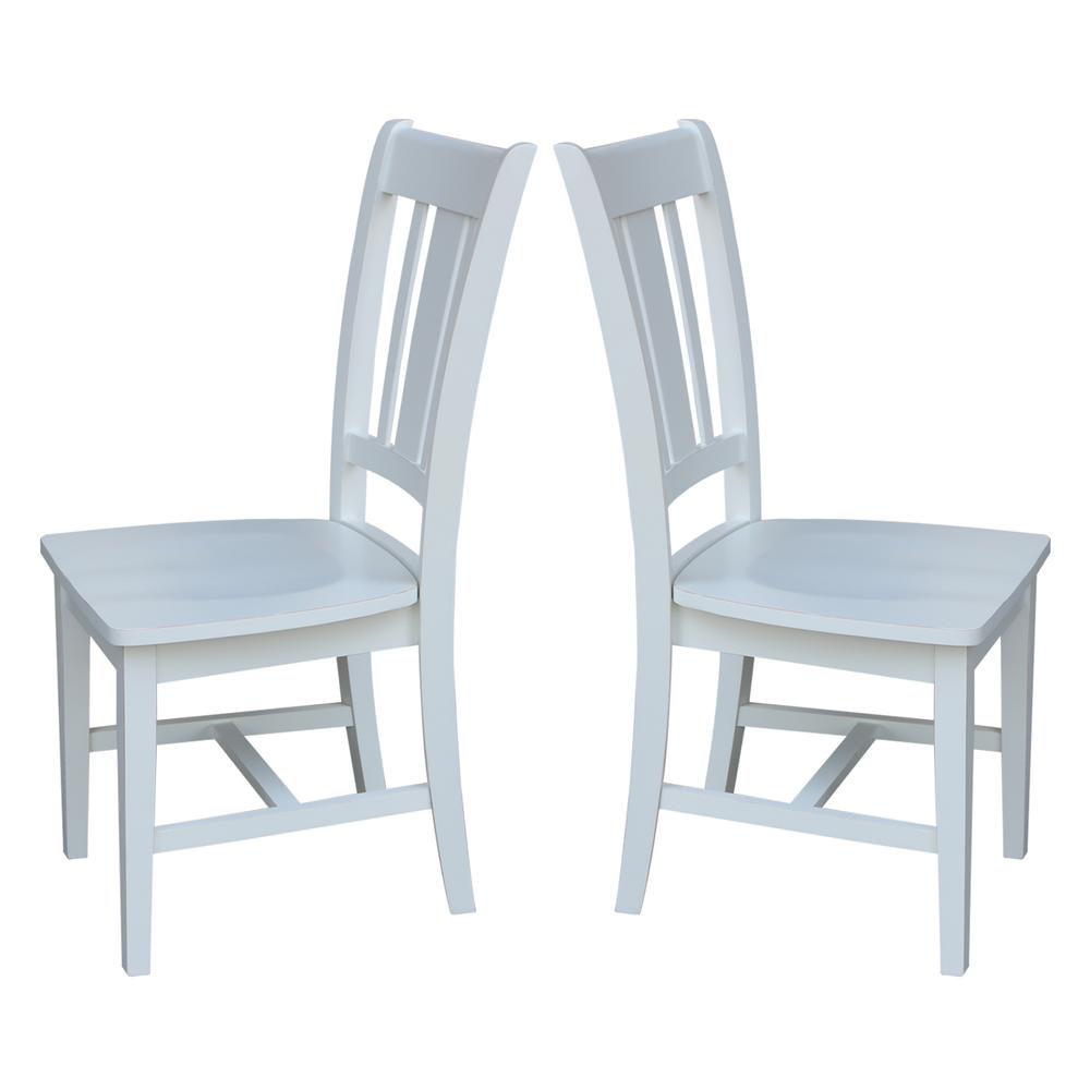 San Remo Splatback Chair - Beach White Hand Rubbed. Picture 9