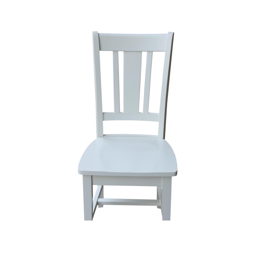 San Remo Splatback Chair - Beach White Hand Rubbed. Picture 7