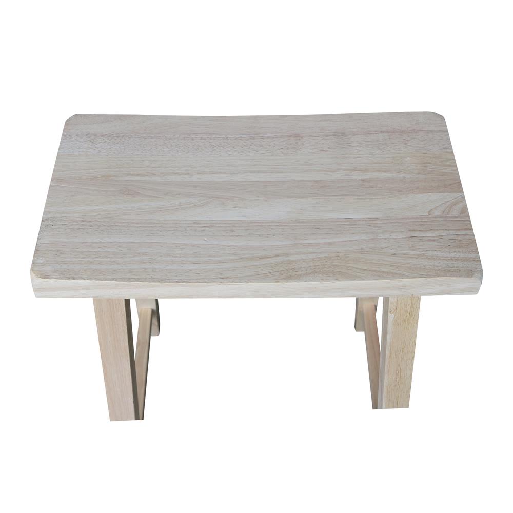 Saddle Seat Stool - 24"Seat Height, Unfinished. Picture 6