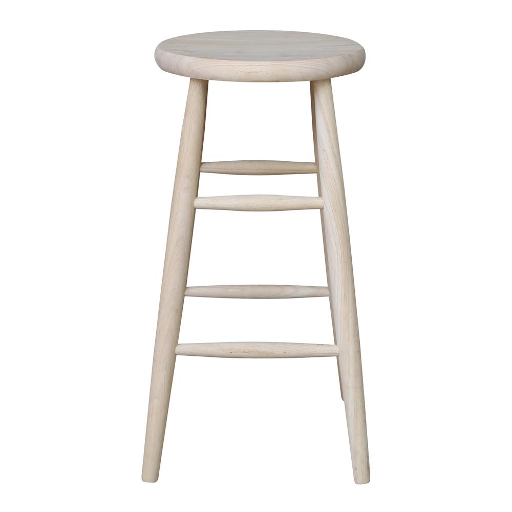 Scooped Seat Stool - 30" Seat Height. Picture 3