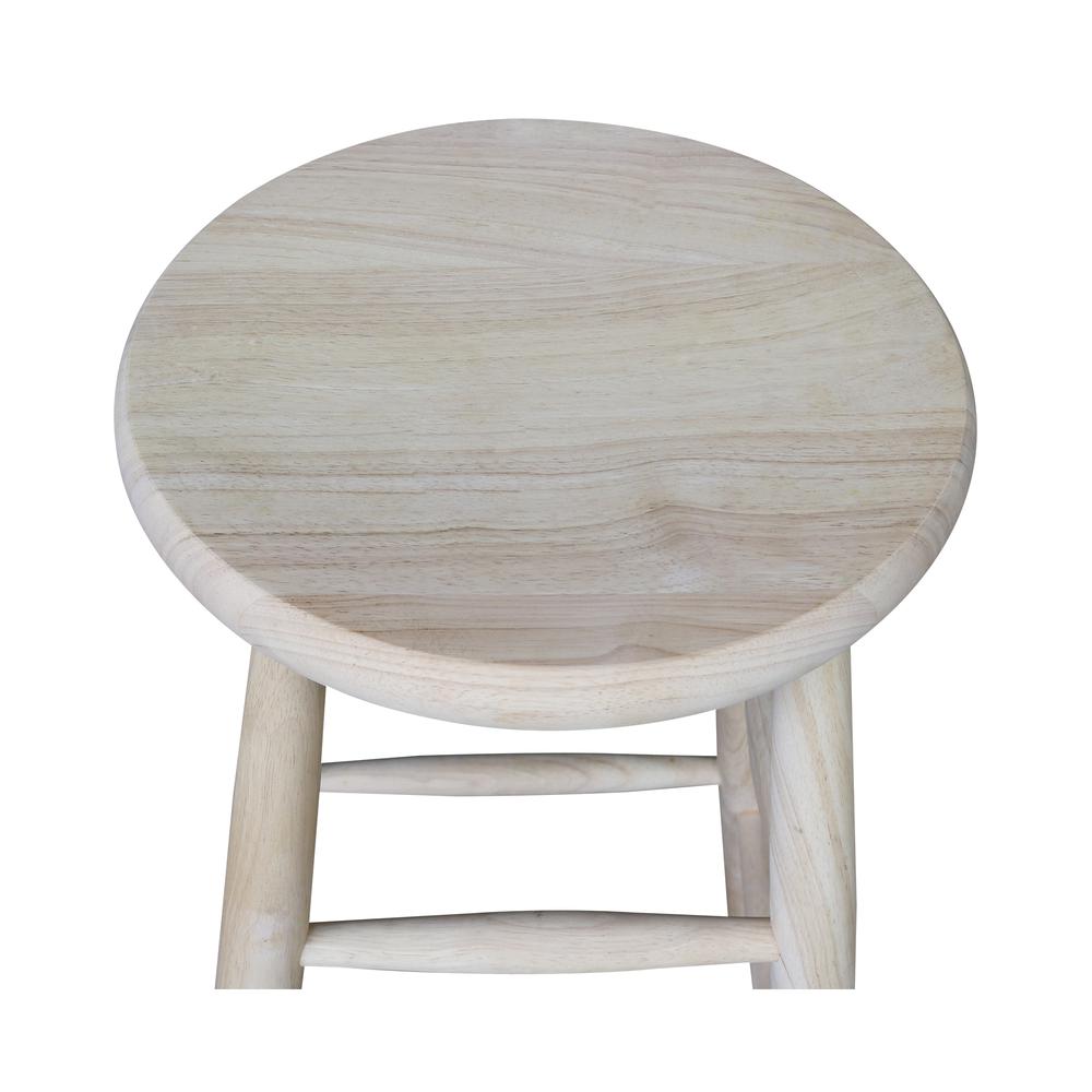 Scooped Seat Stool - 30" Seat Height. Picture 5
