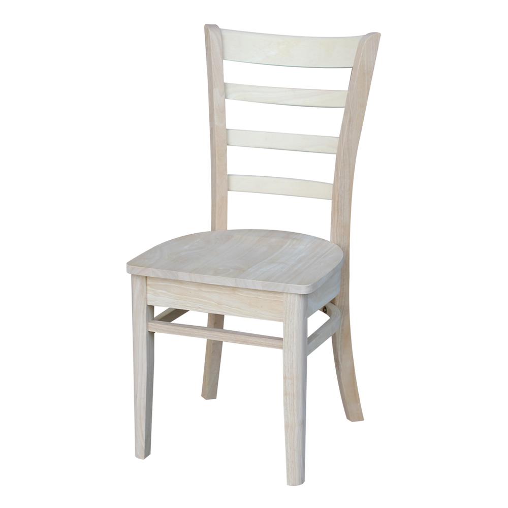 Set of Two Emily Side Chairs, Unfinished. Picture 10