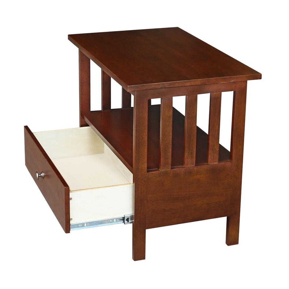 Mission Entertainment / TV Stand - 28", Espresso. Picture 5