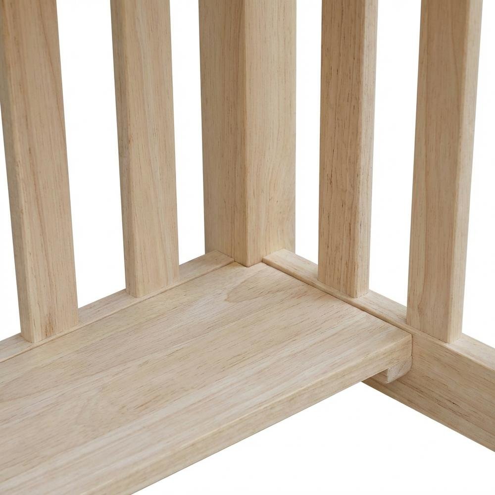 Unfinished Tall End Table with Stylish Contemporary Design. Picture 6