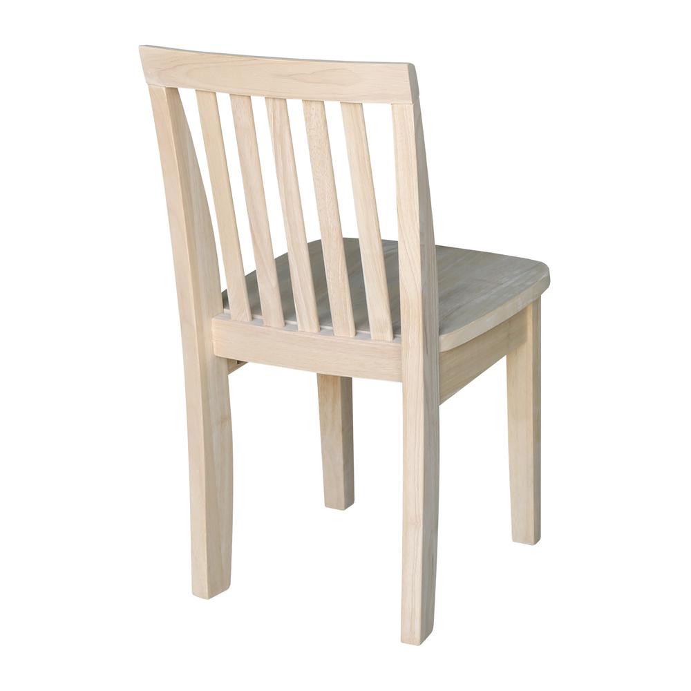 Set of Two Mission Juvenile Chairs , Unfinished. Picture 2
