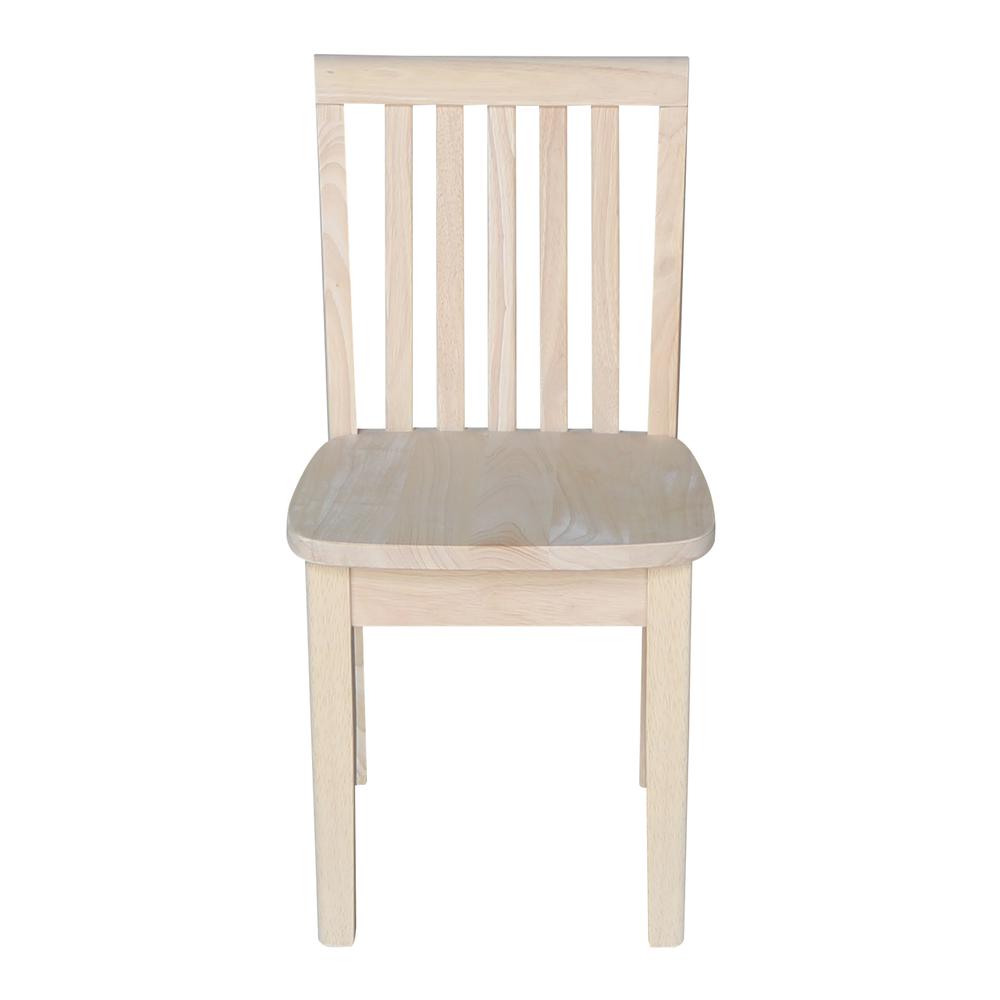 Set of Two Mission Juvenile Chairs , Unfinished. Picture 6