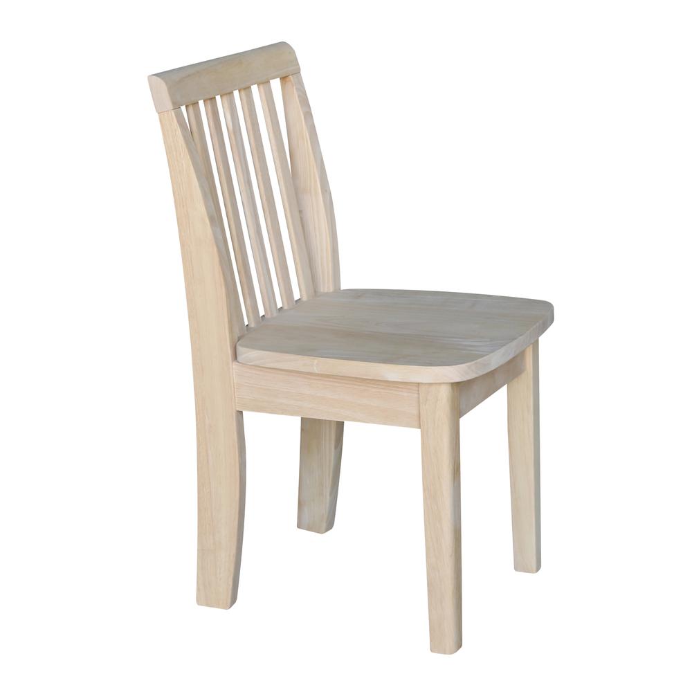 Set of Two Mission Juvenile Chairs , Unfinished. Picture 8