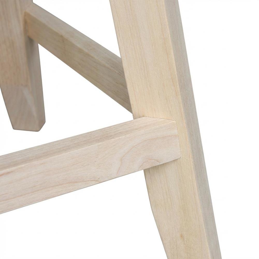 Unfinished Counter Height Stool with Swivel and Auto Return for Kitchen Bar. Picture 4