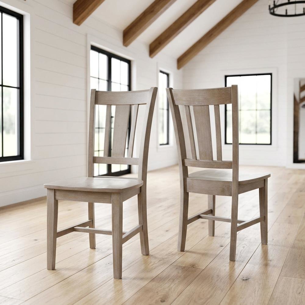Hardwood Splatback Dining Chair for Kitchen and Dining Room Table. Picture 4