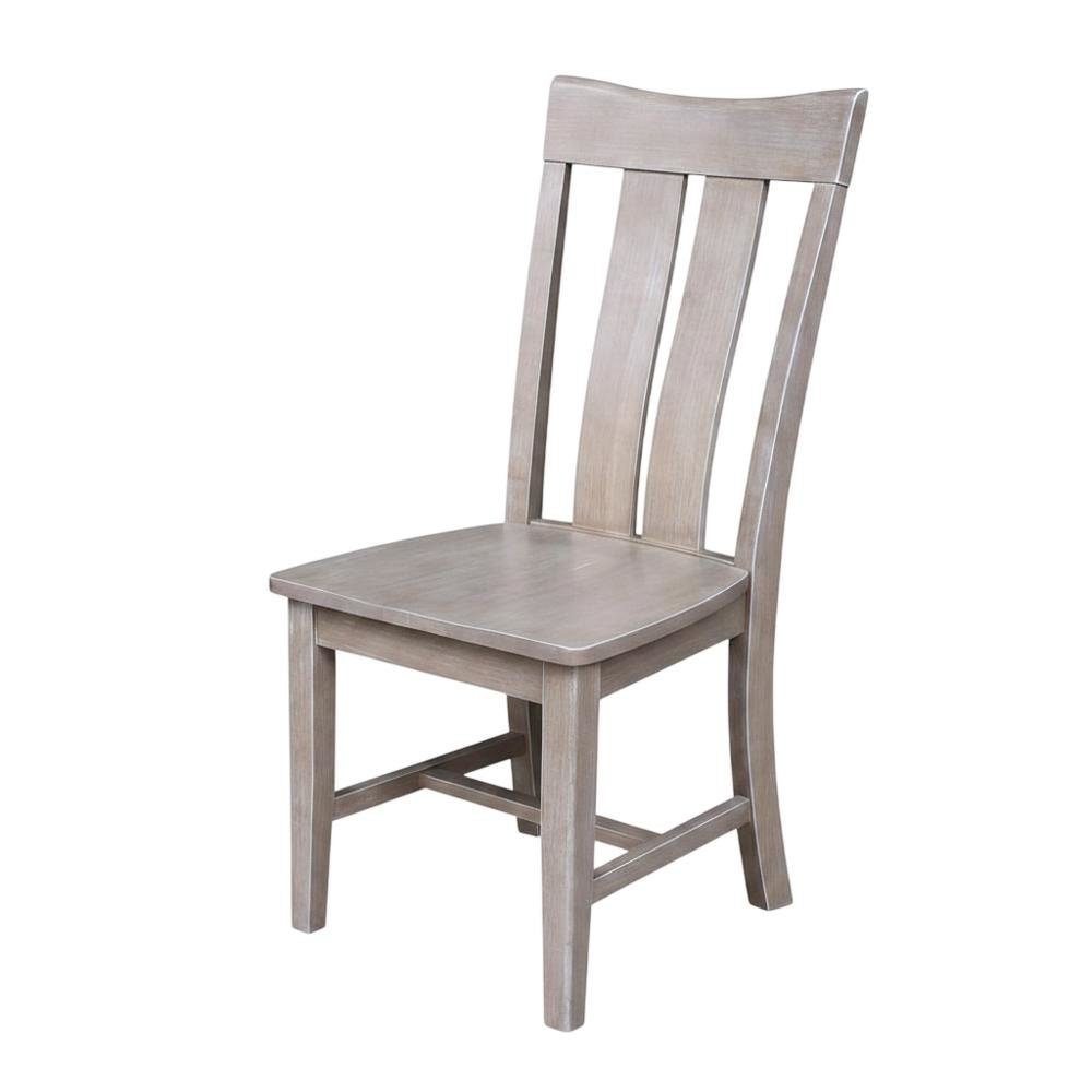 Solid Wood Dining Chair with Curved Back for Modern Dining Room. Picture 3
