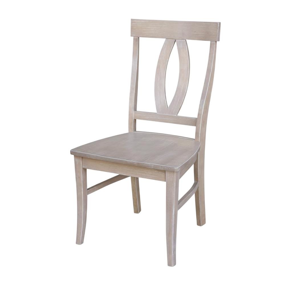 Solid Hardwood Dining Chairs with Washed Finish for Dining Room. Picture 3
