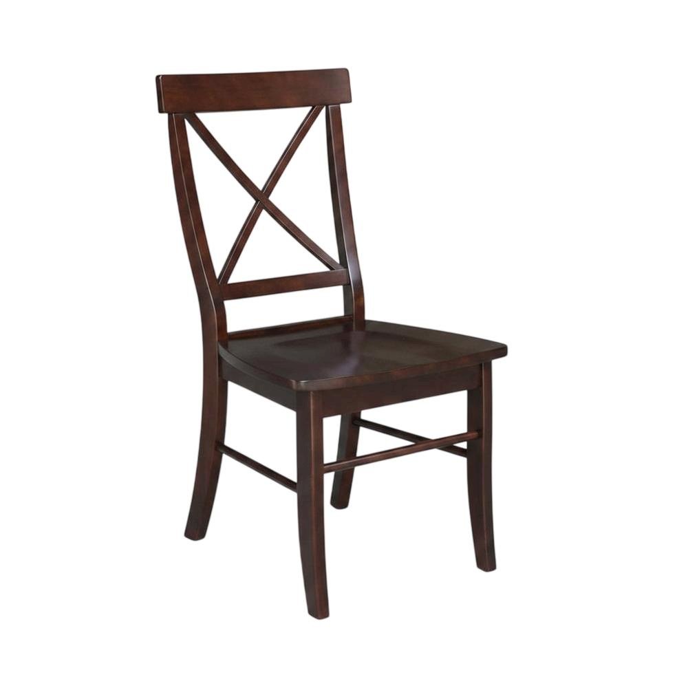 Solid Wood X-Back Dining Chair, Farmhouse Kitchen Chair for Dining Room. Picture 3