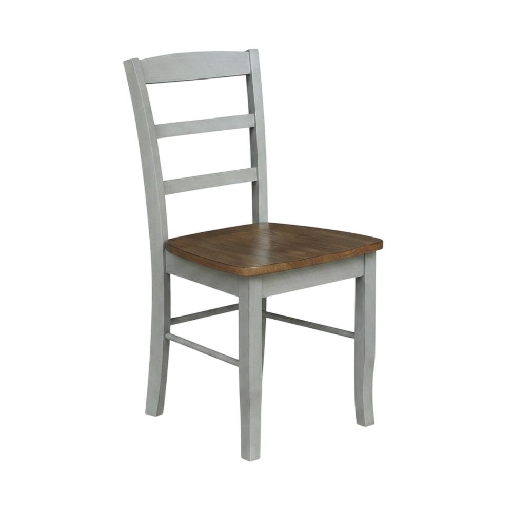 Madrid Ladderback Solid Wood Dining Chairs for Kitchen and Dining Room, Set of 2. Picture 3