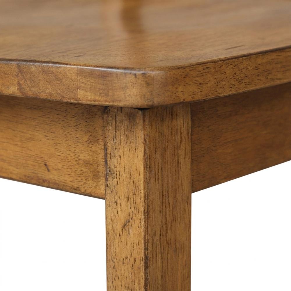 Solid Hardwood X-Back Dining Chair with Contoured Wood Seat for Dining Room. Picture 6