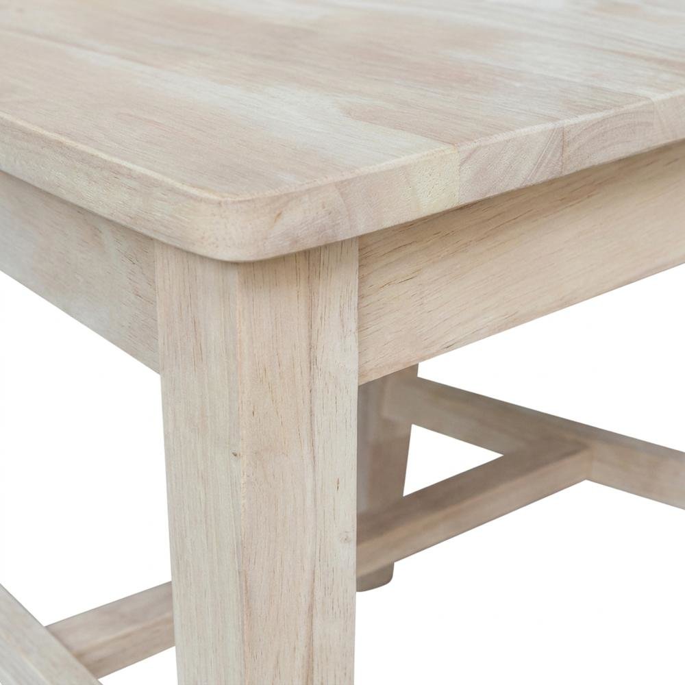 Parawood Traditional Wooden Dining Chairs for Kitchen Table, Unfinished. Picture 6