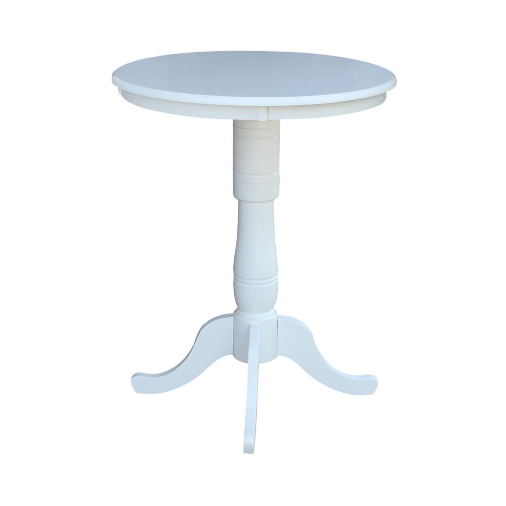 30" Round Top Pedestal Table - 40.9"H. Picture 4
