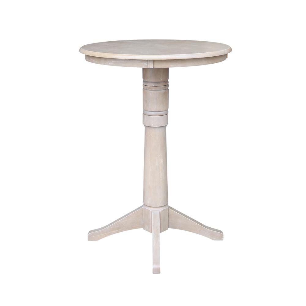 30" Round Top Pedestal Table - 34.9"H. Picture 6