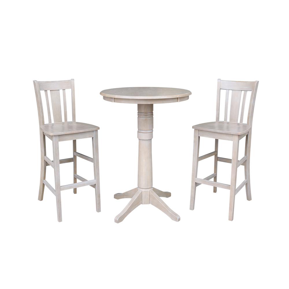 30" Round Top Pedestal Table - 34.9"H. Picture 8