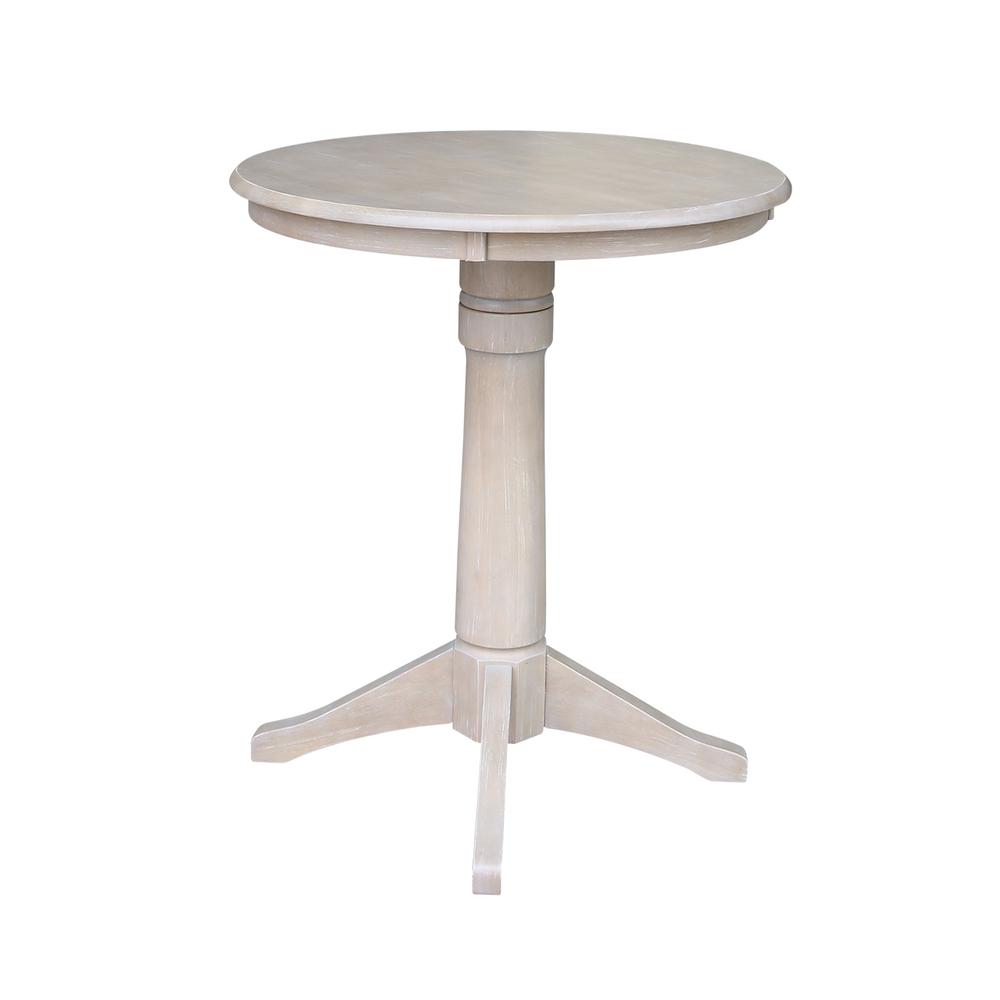 30" Round Top Pedestal Table - 34.9"H. Picture 2