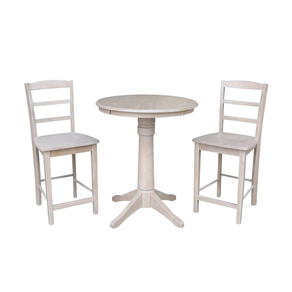 30" Round Top Pedestal Table - 34.9"H. Picture 11