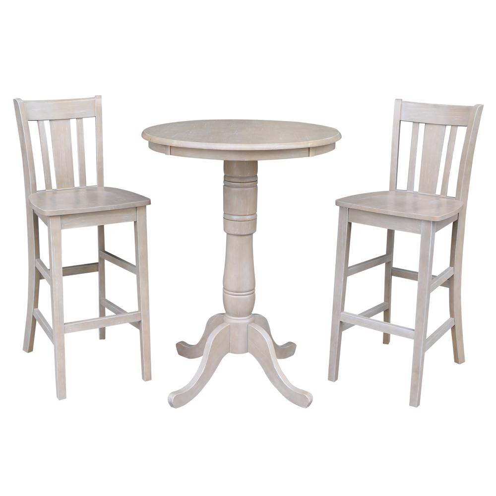 30" Round Top Pedestal Table - 40.9"H. Picture 4