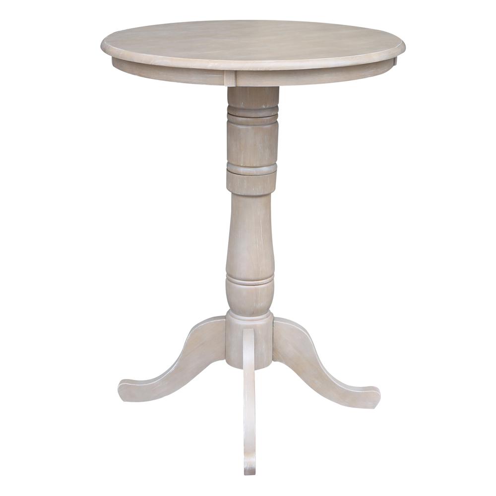 30" Round Top Pedestal Table - 40.9"H. Picture 2