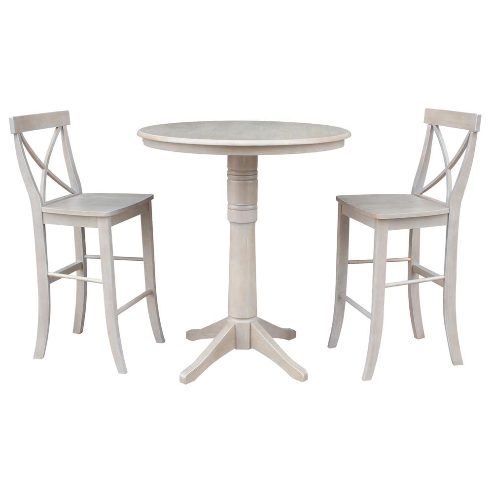 36" Round Top Pedestal Table - 34.9"H. Picture 8