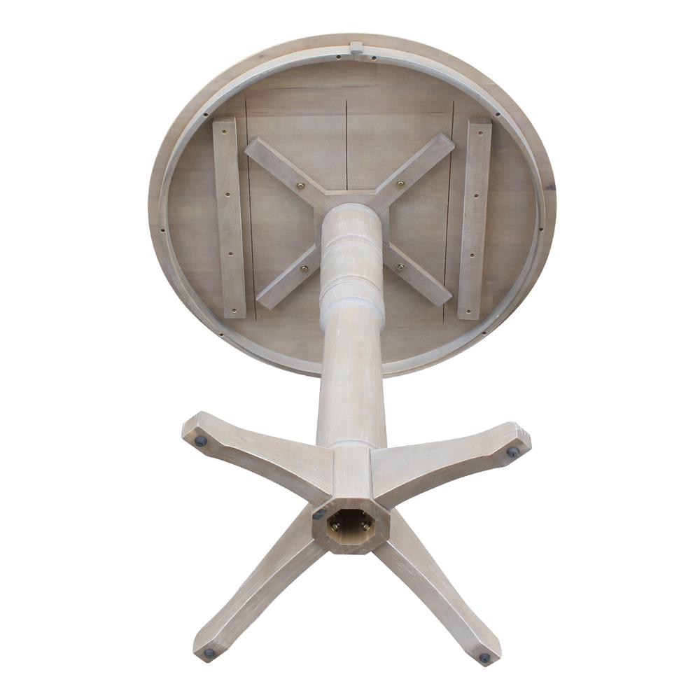 36" Round Top Pedestal Table - 34.9"H. Picture 6