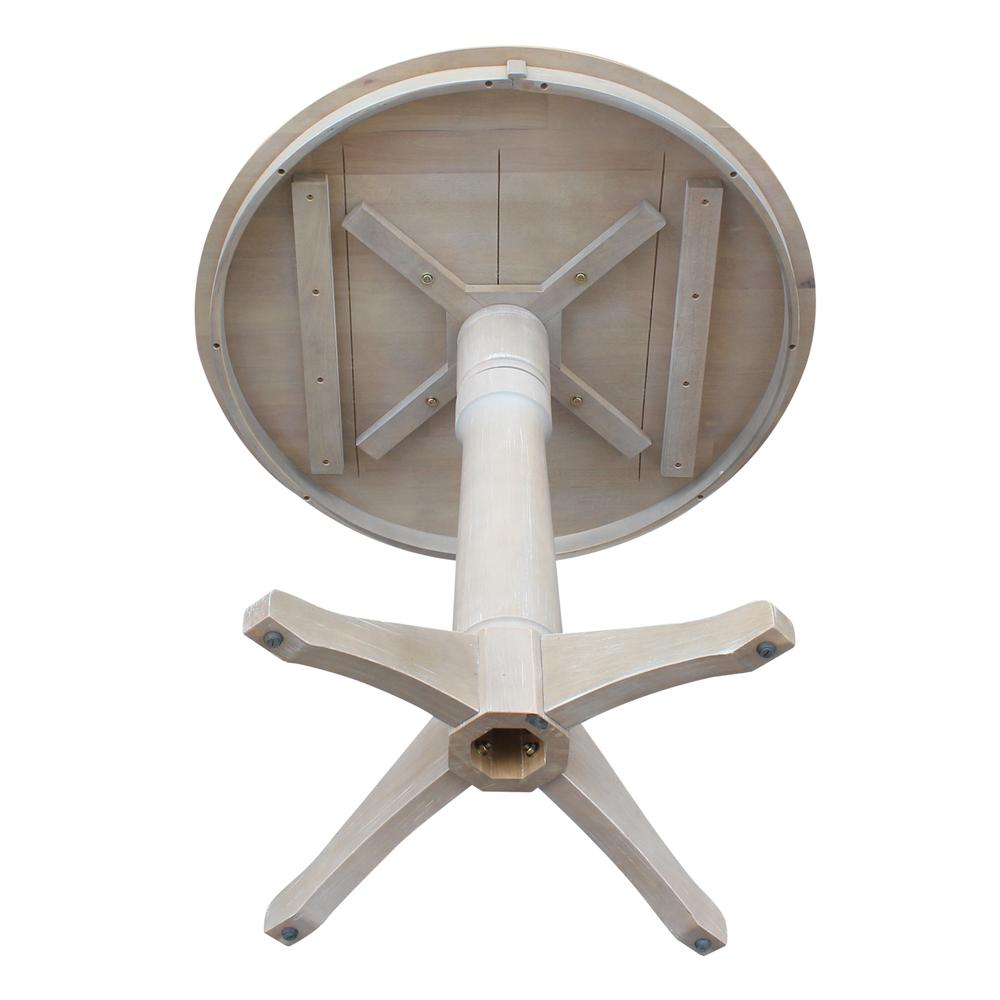 36" Round Top Pedestal Table - 34.9"H. Picture 3